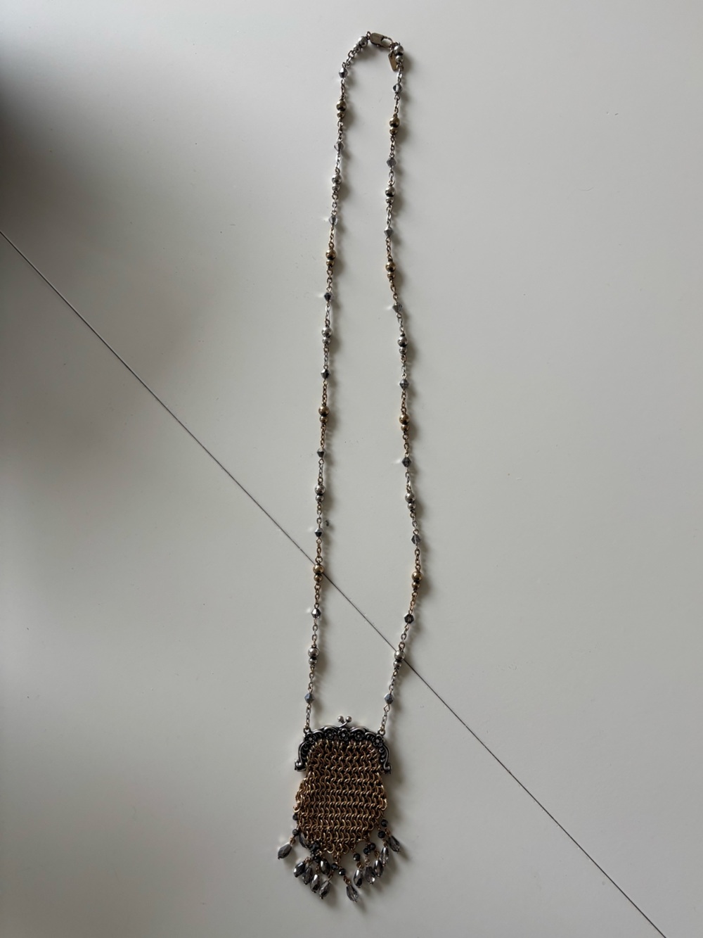 Zara Combined Jeweled Bag Necklace FW 2025 - Picture 2 of 6